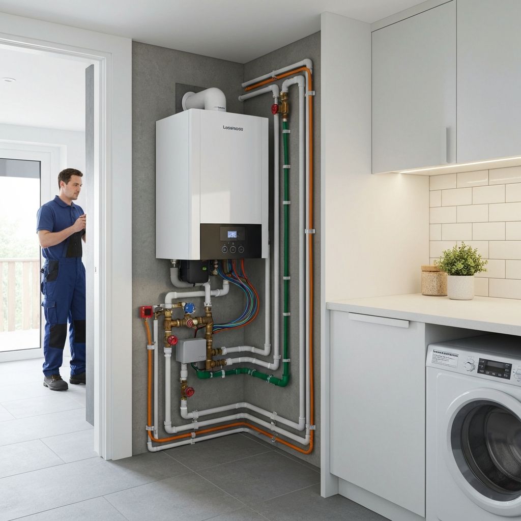 Heating system installation